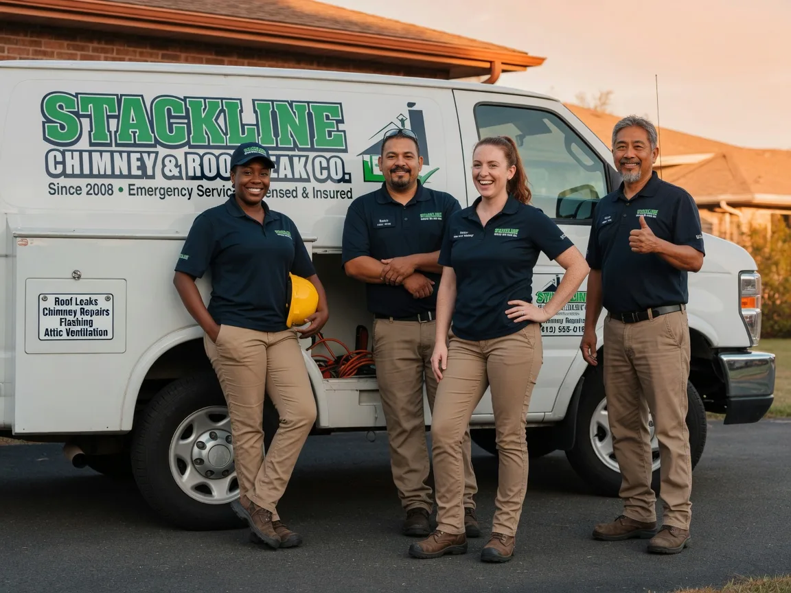 Chimney flashing repair company in Carson, IA